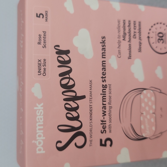 Popmask Sleepover 5 Self-warming steam masks - Picture 3 of 6